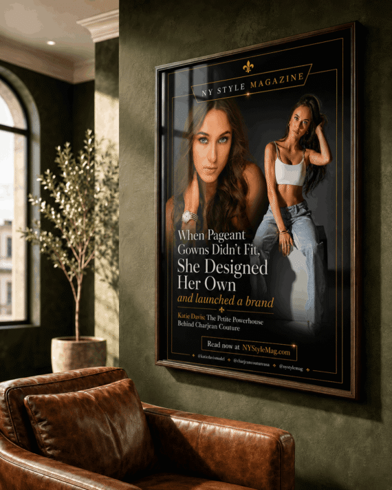 Katie Davis | Charjean Couture NY STYLE Large 24x36 Movie-Sized Poster