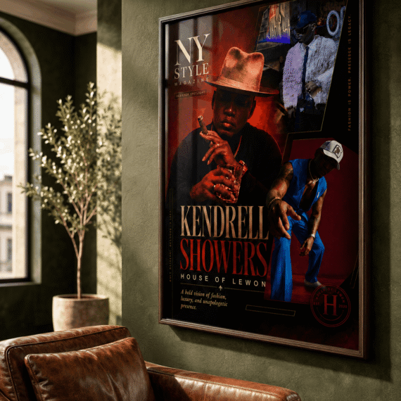 House of Lewon: Kendrell Showers Designer Spotlight Large 24x36 Movie-Sized Poster