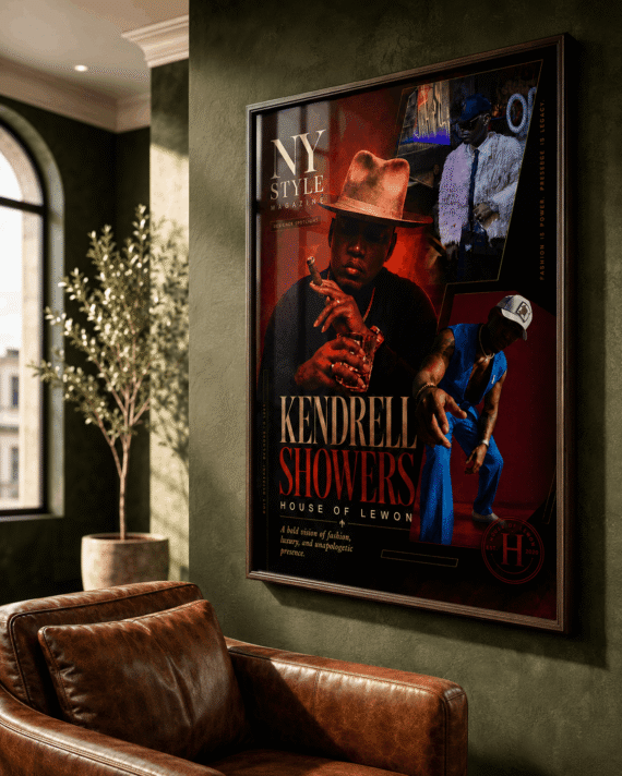 House of Lewon: Kendrell Showers Designer Spotlight Large 24x36 Movie-Sized Poster