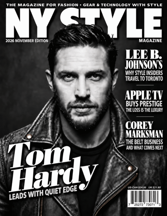 NY STYLE Magazine November 2026 Issue Featuring Tom Hardy