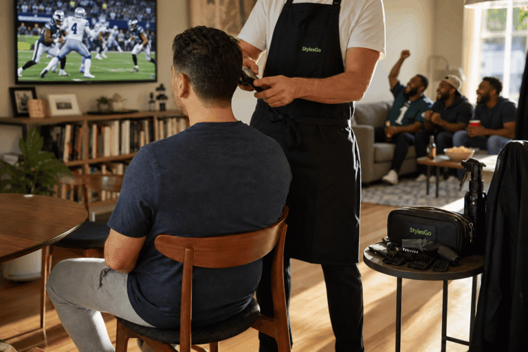 Mobile Barbers Turn Group Haircuts Into Bigger Paydays and Backyard Parties